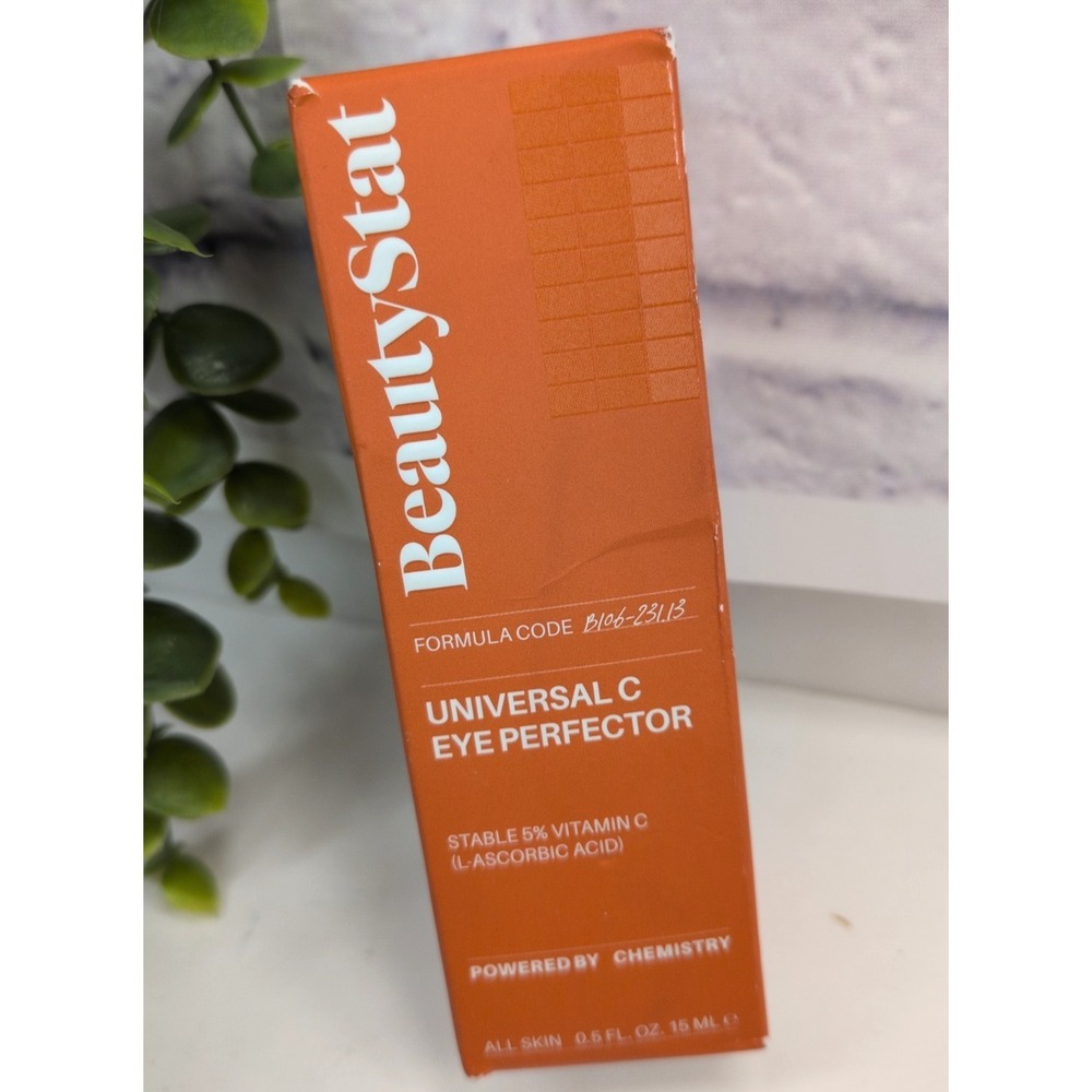 NEW IN BOX🥰BeautyStat‎ Universal C Eye Perfector 0.5oz/15ml All Skin